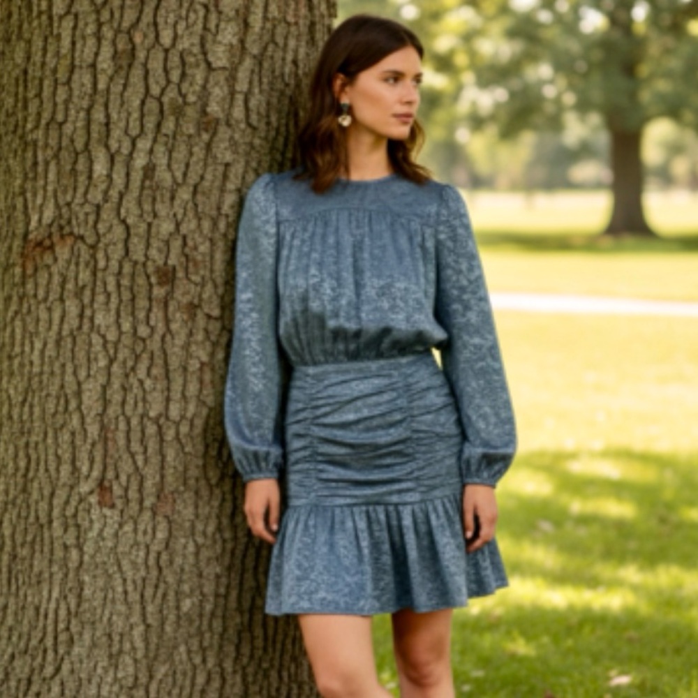 Current Air Ruched Mini Dress Size Medium - Picture 5 of 15